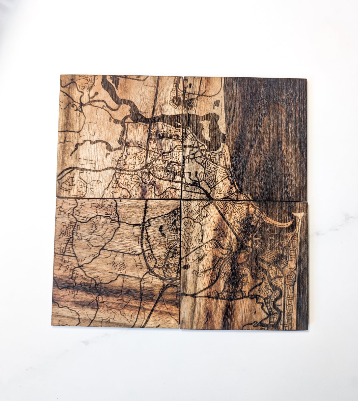 City Map Coasters - Custom Location