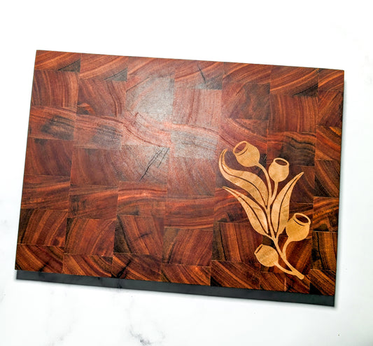 Inlay Cutting Board (Gumnuts design) - 300x200mm