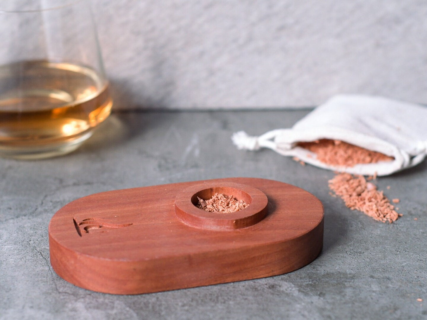 Whiskey and Cocktail Smoker | Red Gum or Spotted Gum Hardwood Whiskey Smoker