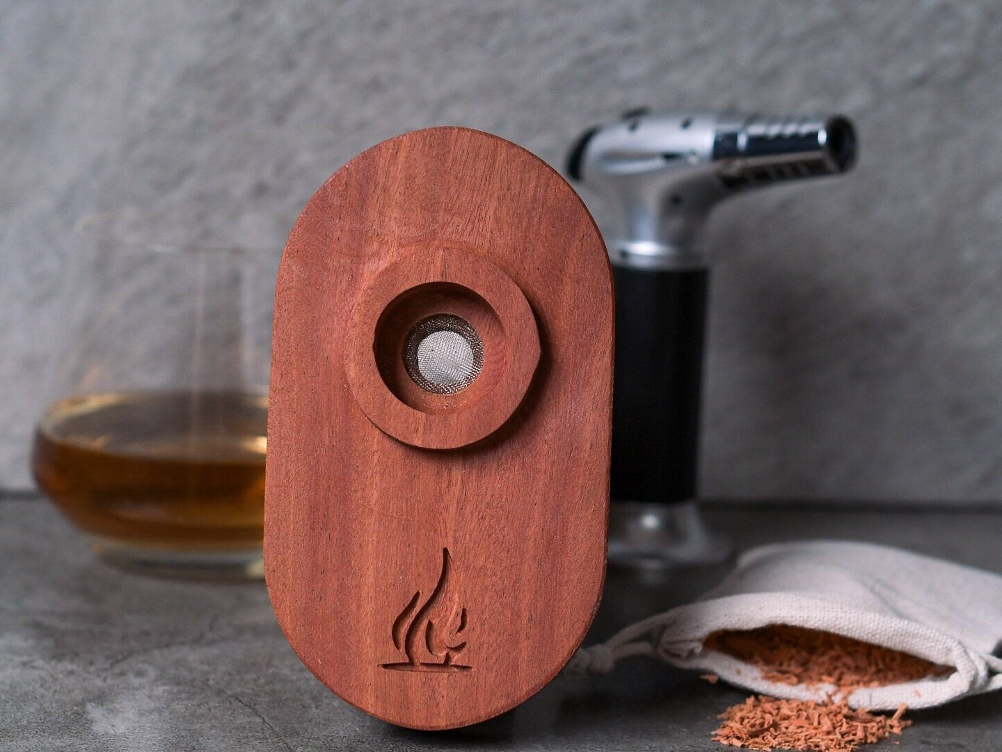 Whiskey and Cocktail Smoker | Red Gum or Spotted Gum Hardwood Whiskey Smoker